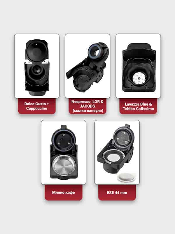 Additional attachments coffee machine
